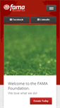 Mobile Screenshot of famafoundation.org